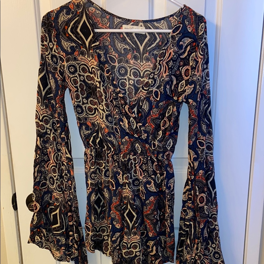 Abercrombie & Fitch Multicolor Paisley Dress